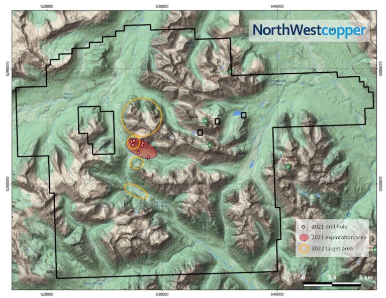 NorthWest Copper Preparing for Busy Start to 2022 at Kwanika, Stardust and East Niv