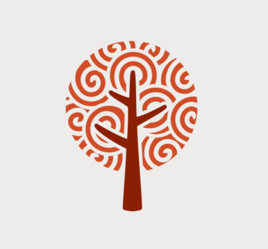 PearTree tree platinum and vermillion colors